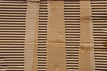Image showing Packing box wall background.
