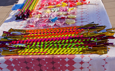Image showing Long and delicious candies. 