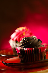 Image showing chocolate cupcakes