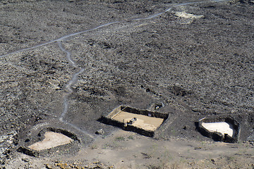 Image showing Agriculture in volcanic area