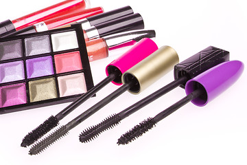 Image showing makeup set isolated