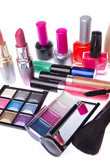 Image showing set of cosmetic products