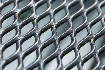 Image showing abstract metallic grid