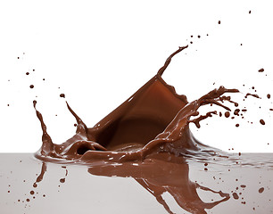 Image showing chocolate splash