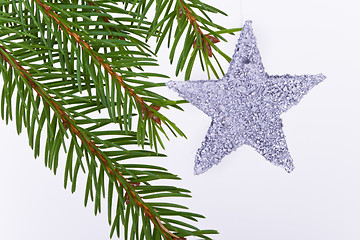 Image showing decorated Christmas tree 