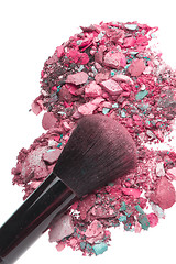 Image showing crushed eyeshadows