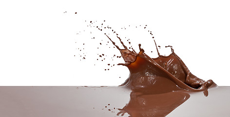 Image showing chocolate splash