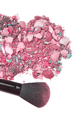 Image showing crushed eyeshadows