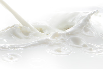 Image showing milk splash