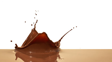 Image showing chocolate splash