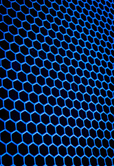 Image showing abstract metallic grid