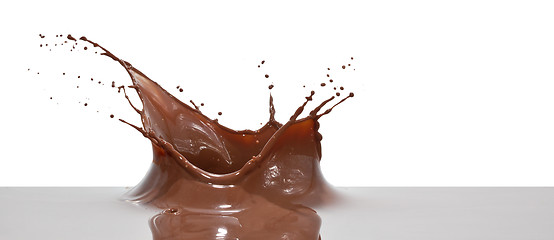 Image showing chocolate splash