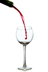 Image showing pouring red wine 