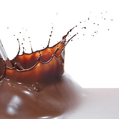 Image showing pouring chocolate