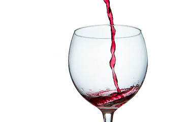 Image showing pouring red wine 