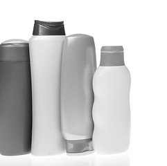 Image showing cosmetic bottles