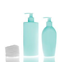 Image showing cosmetic bottles