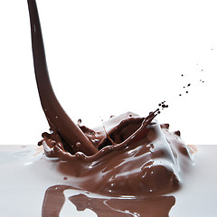 Image showing pouring chocolate