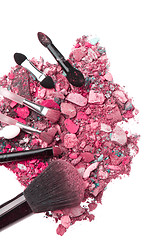 Image showing crushed eyeshadows