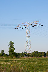 Image showing electircal powerlines