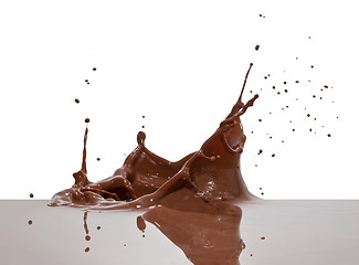 Image showing chocolate splash