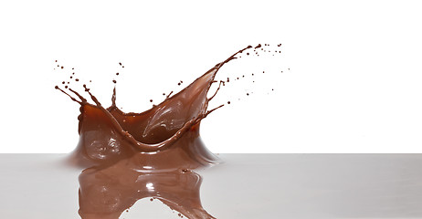 Image showing chocolate splash