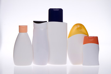 Image showing cosmetic bottles