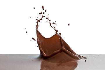 Image showing chocolate splash