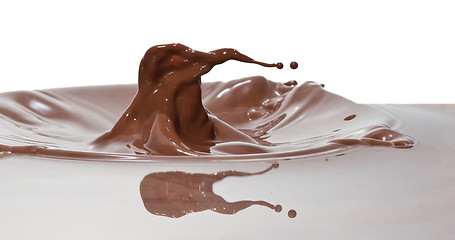 Image showing chocolate splash