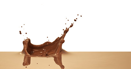 Image showing chocolate splash