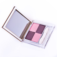 Image showing set of eyeshadows