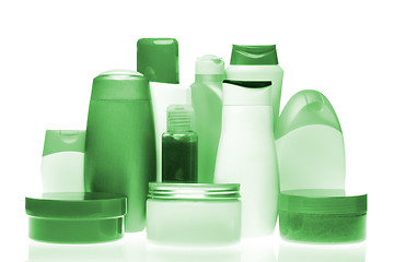 Image showing cosmetic bottles