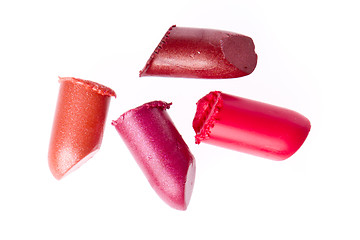 Image showing scraps of lipstick