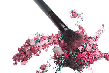 Image showing crushed eyeshadows