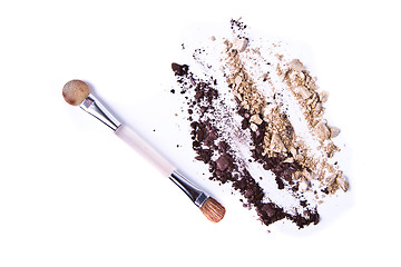 Image showing crushed eyeshadow