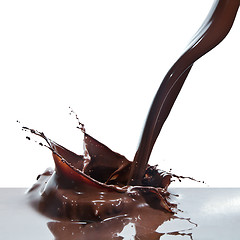 Image showing pouring chocolate