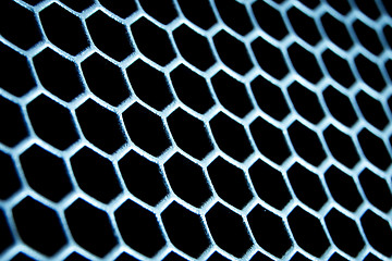 Image showing abstract metallic grid