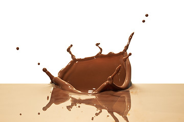 Image showing chocolate splash