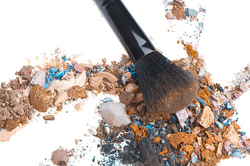 Image showing crushed eyeshadows