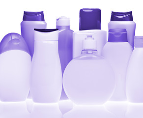 Image showing cosmetic bottles