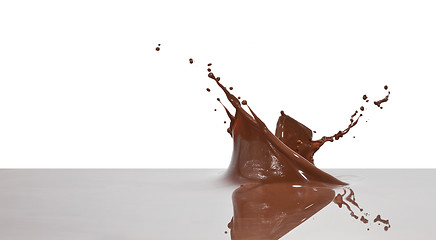 Image showing chocolate splash