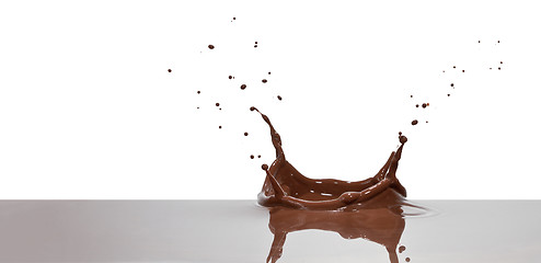 Image showing chocolate splash