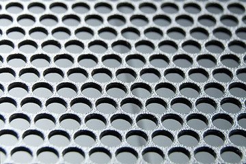 Image showing abstract metallic grid