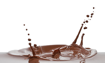 Image showing chocolate splash