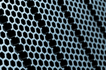 Image showing abstract metallic grid