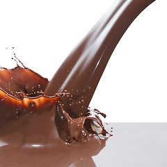 Image showing pouring chocolate