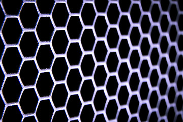 Image showing abstract metallic grid