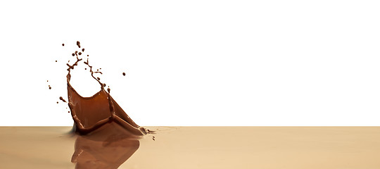 Image showing chocolate splash