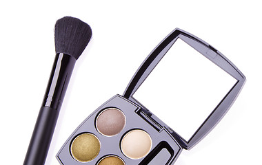 Image showing compact eyeshadows