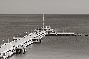 Image showing wooden pier